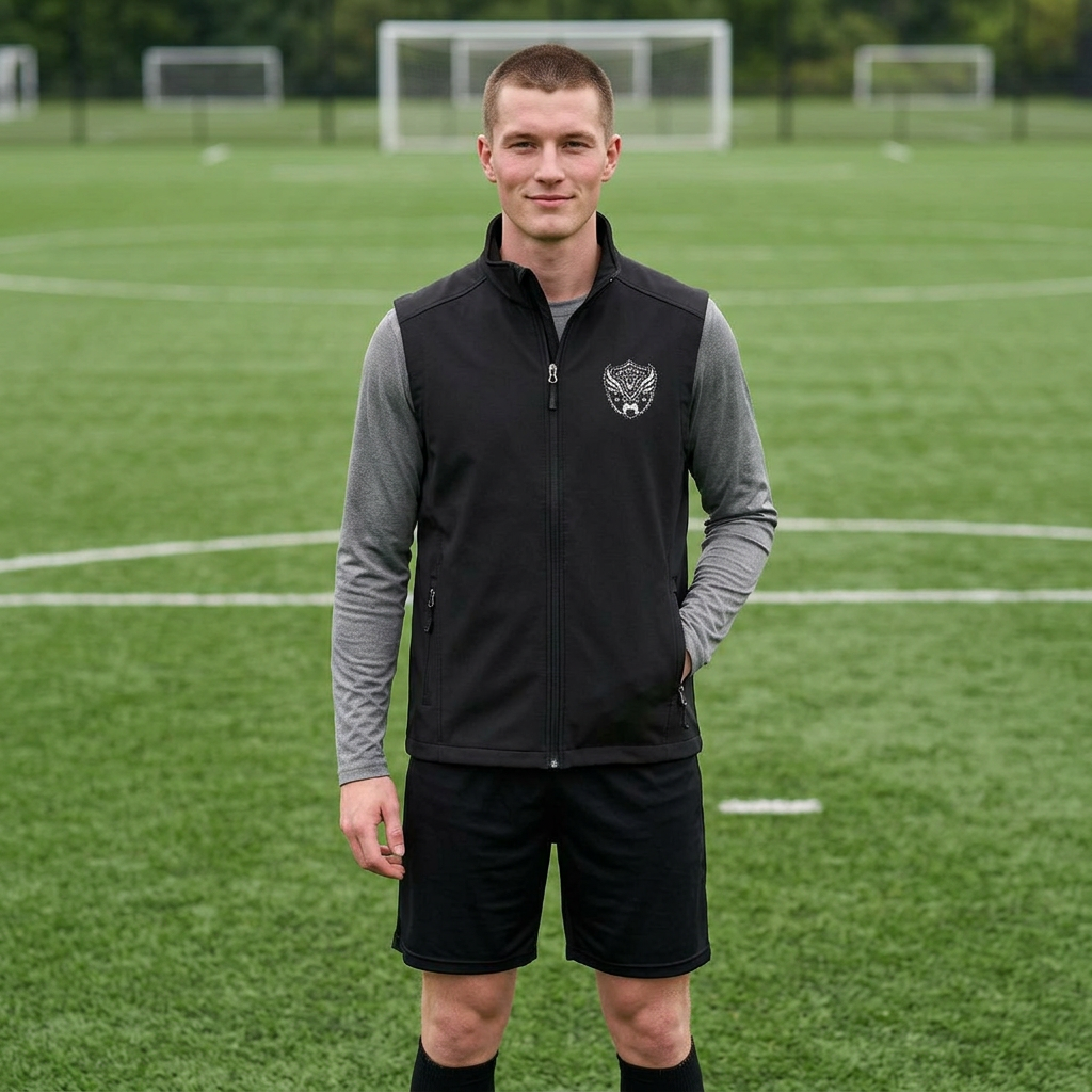 Embroidered Soft Shell Vest