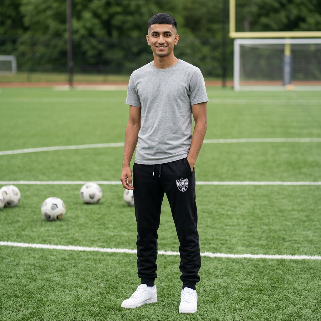 Embroidered Fleece Joggers