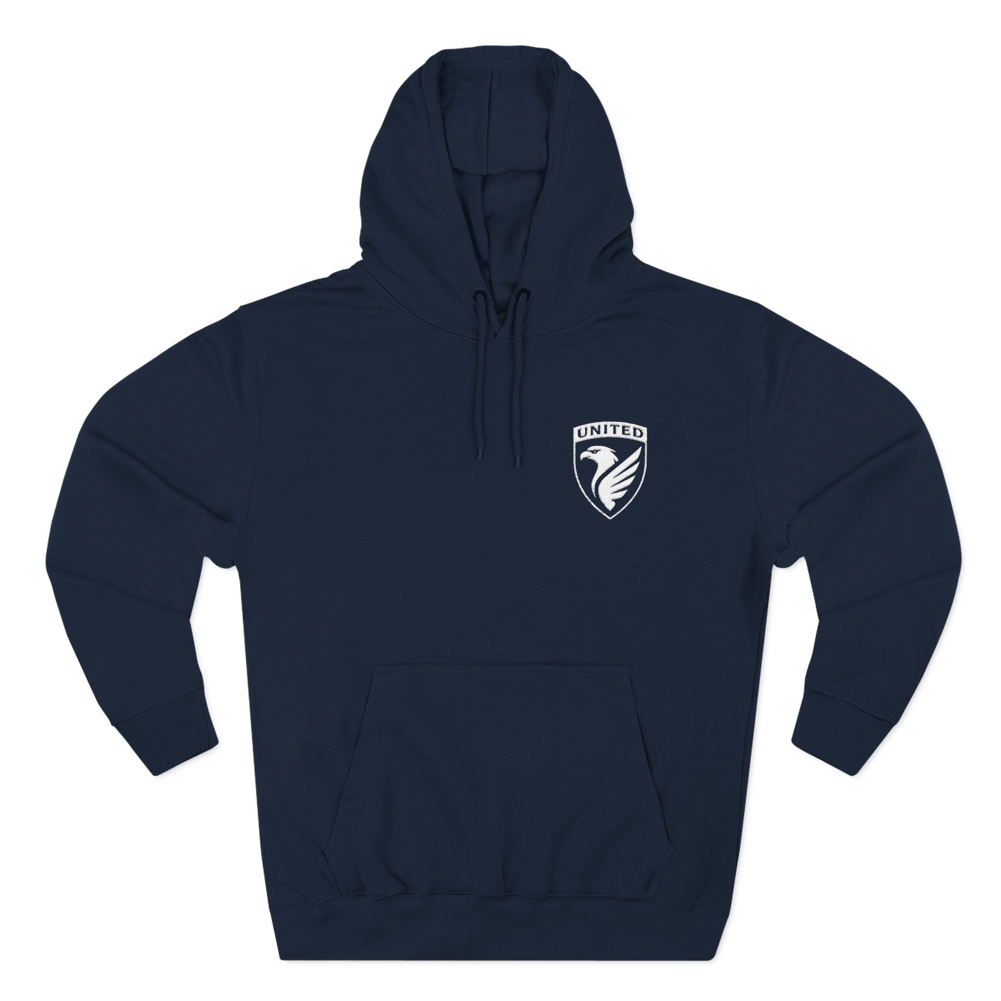 Embroidered Crest Hoodie