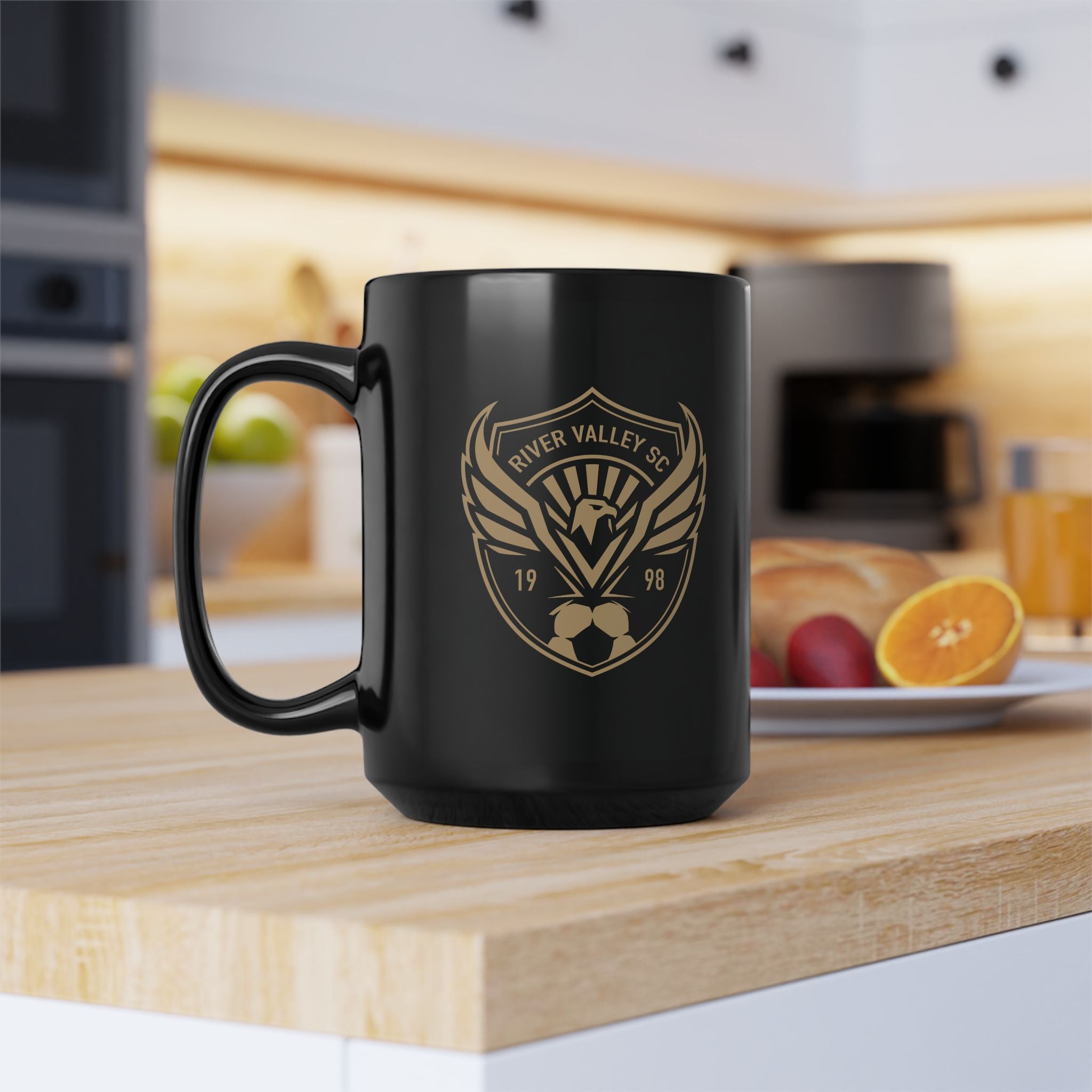 Black Ceramic Mug