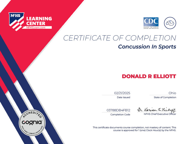 Concussion Certification