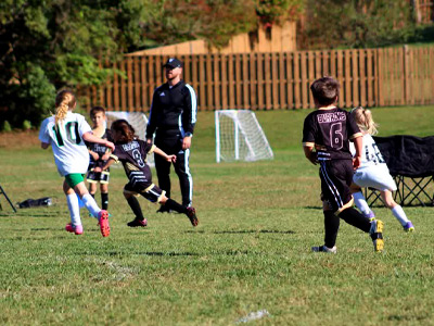 Kohen and Harper Playing - RVSC Parkersburg Soccer