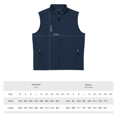 Embroidered Soft Shell Vest