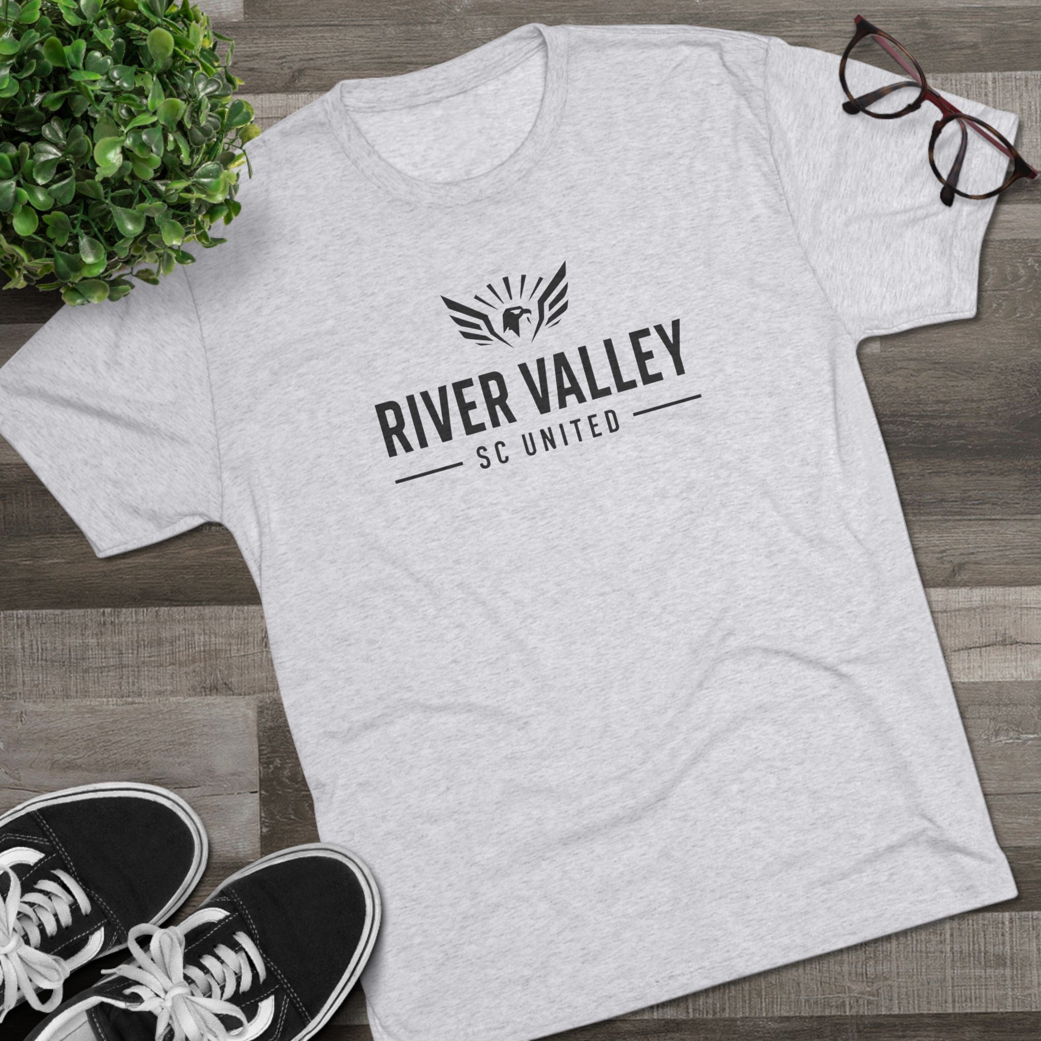 Tri-Blend Text T-Shirt