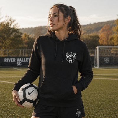 Women's Embroidered Crest Fleece Hoodie