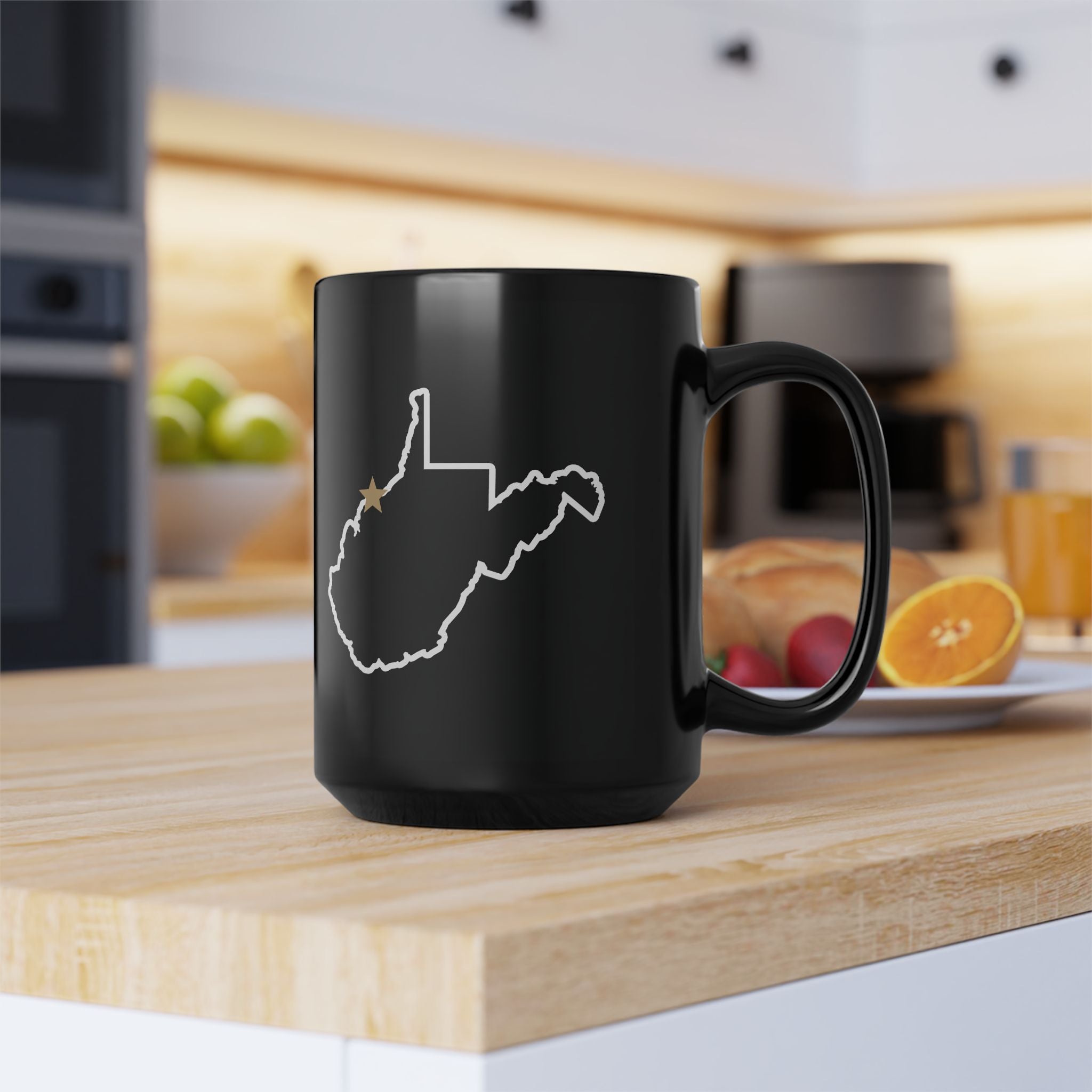 Black Ceramic Mug